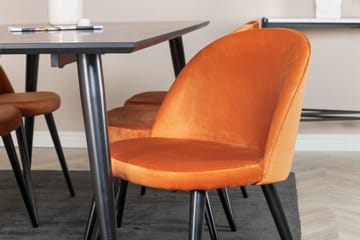 Ruokailuryhmä Larrinzar 180 cm 6 Pombriego tuolia - Huonekalut - Pöytä & ruokailuryhmä - Ruokailuryhmä