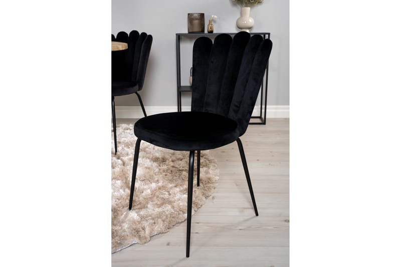 Ruokailuryhmä Laura 4 Limhamn Ruokatuolia Musta - Furniture Fashion - Huonekalut - Pöytä & ruokailuryhmä - Ruokailuryhmä