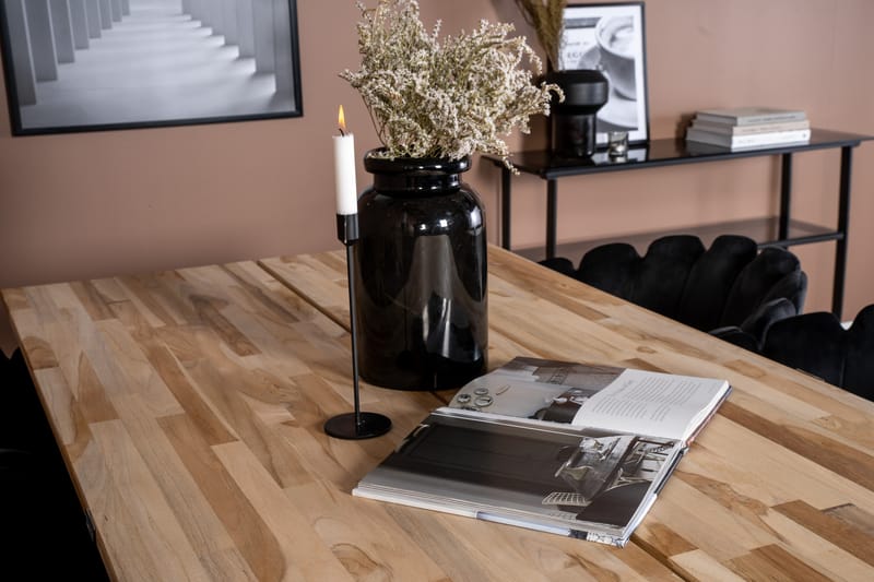 Ruokailuryhmä Laura 6 Limhamn Ruokatuolia Musta - Furniture Fashion - Huonekalut - Pöytä & ruokailuryhmä - Ruokailuryhmä