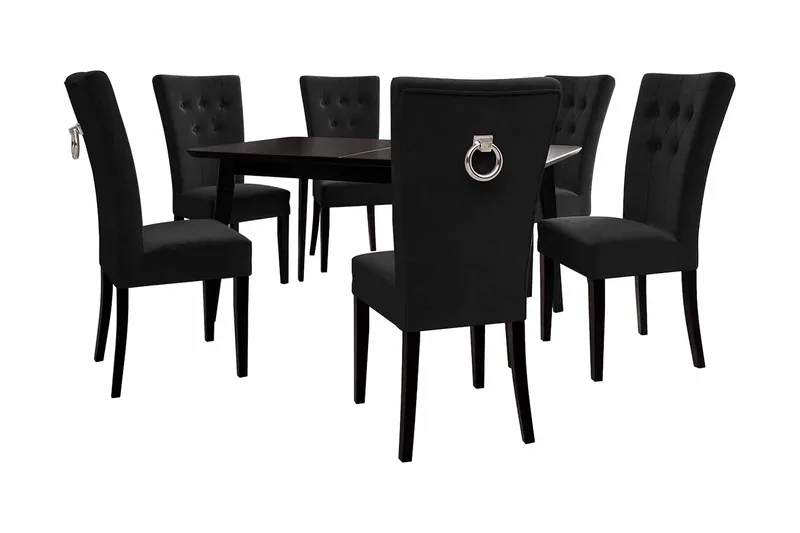 Ruokailuryhmä - Musta - Huonekalut - Pöytä & ruokailuryhmä - Ruokailuryhmä