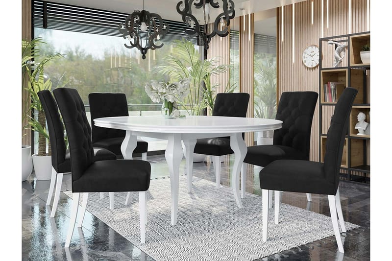 Ruokailuryhmä - Musta - Huonekalut - Pöytä & ruokailuryhmä - Ruokailuryhmä