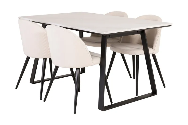 Ruokailuryhmä Netanya 4 Chantor Ruokatuolia Vakosametti, undefined