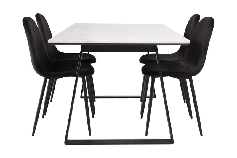 Ruokailuryhmä Netanya 4 Tommy Ruokatuolia - Huonekalut - Pöytä & ruokailuryhmä - Ruokailuryhmä