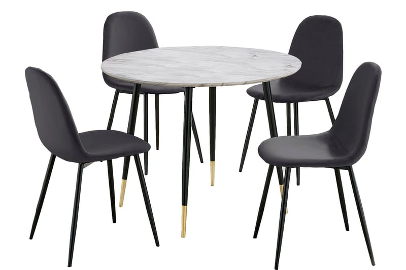 Ruokailuryhmä Reddeer 100 cm, Antrasiitti/Valkoinen