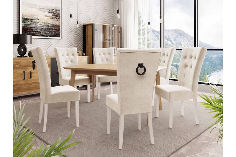 Ruokailuryhmä - Roosa - Huonekalut - Pöytä & ruokailuryhmä - Ruokailuryhmä