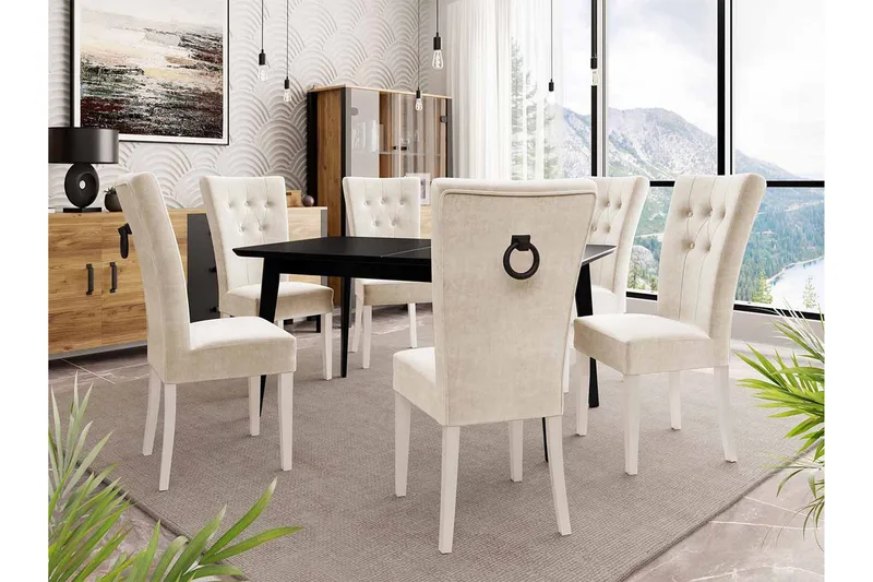 Ruokailuryhmä - Roosa - Huonekalut - Pöytä & ruokailuryhmä - Ruokailuryhmä