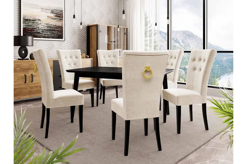 Ruokailuryhmä - Roosa - Huonekalut - Pöytä & ruokailuryhmä - Ruokailuryhmä