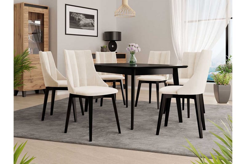 Ruokailuryhmä - Roosa - Huonekalut - Pöytä & ruokailuryhmä - Ruokailuryhmä