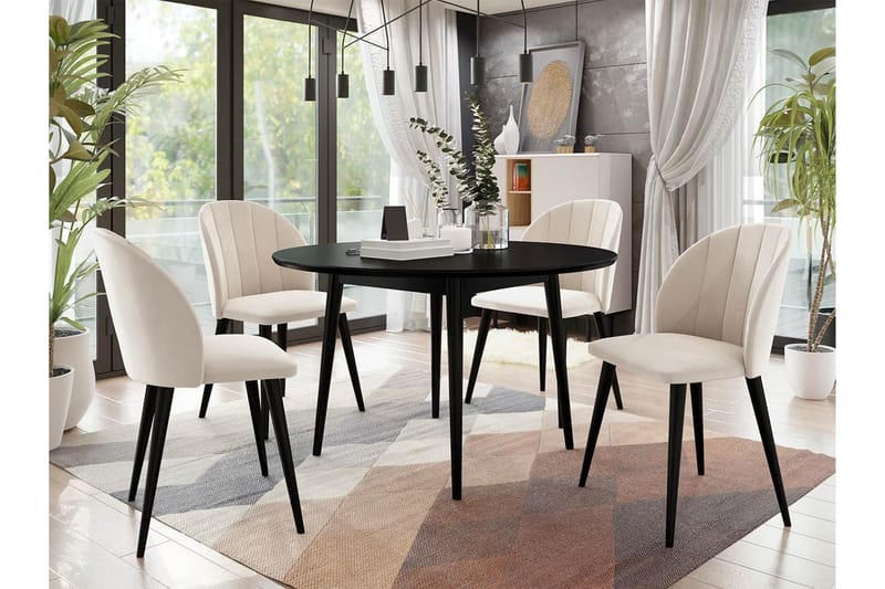 Ruokailuryhmä - Roosa - Huonekalut - Pöytä & ruokailuryhmä - Ruokailuryhmä