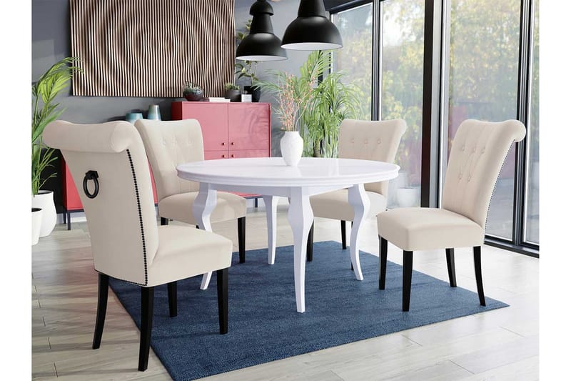 Ruokailuryhmä - Roosa - Huonekalut - Pöytä & ruokailuryhmä - Ruokailuryhmä