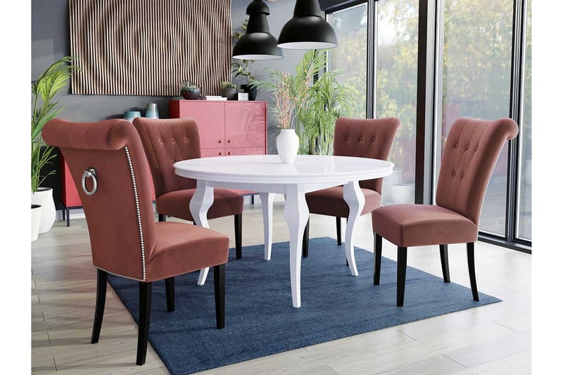 Ruokailuryhmä - Roosa - Huonekalut - Pöytä & ruokailuryhmä - Ruokailuryhmä