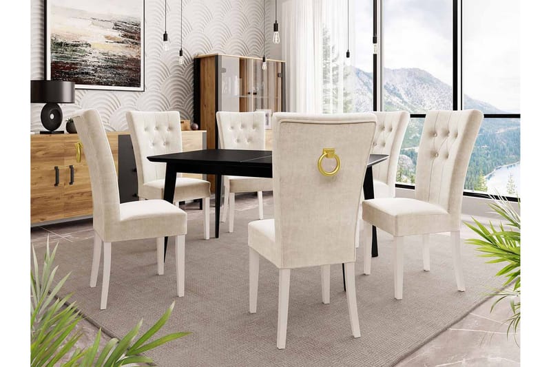 Ruokailuryhmä - Roosa - Huonekalut - Pöytä & ruokailuryhmä - Ruokailuryhmä