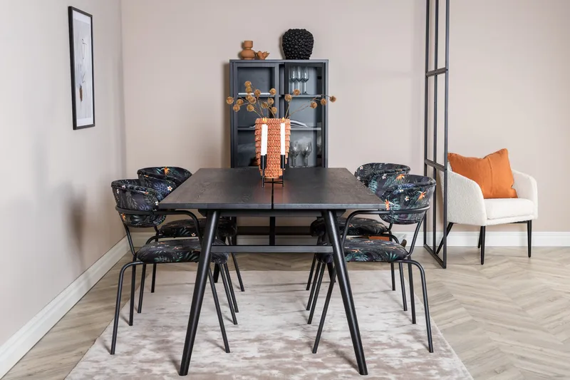 Ruokailuryhmä Sediza 195 cm 4 Ayacor ruokatuolia, undefined