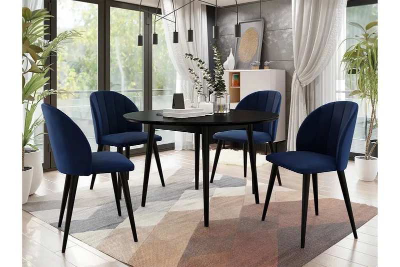 Ruokailuryhmä - Sininen - Huonekalut - Pöytä & ruokailuryhmä - Ruokailuryhmä