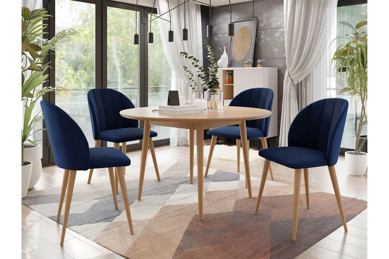 Ruokailuryhmä - Sininen - Huonekalut - Pöytä & ruokailuryhmä - Ruokailuryhmä
