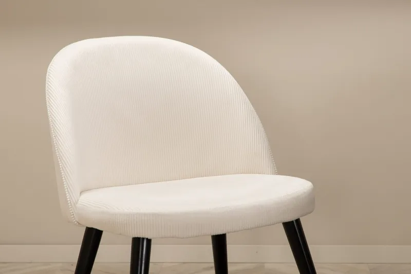 Ruokailuryhmä Unnao 200 cm sis 6 Chantor vakosamettituolia - Pähkinänruskea/Musta/Beige - Huonekalut - Pöytä & ruokailuryhmä - Ruokailuryhmä