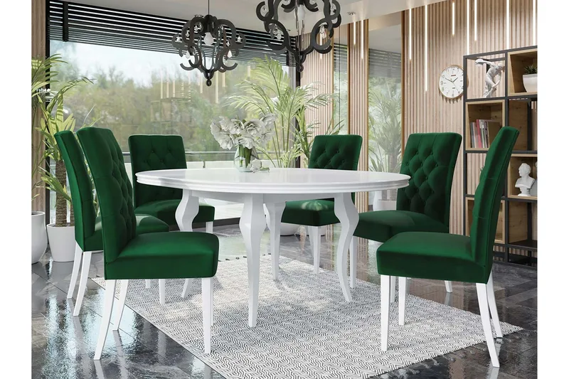 Ruokailuryhmä - Vihreä - Huonekalut - Pöytä & ruokailuryhmä - Ruokailuryhmä