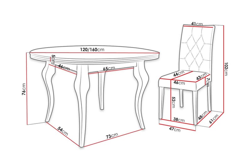 Ruokailuryhmä - Vihreä - Huonekalut - Pöytä & ruokailuryhmä - Ruokailuryhmä