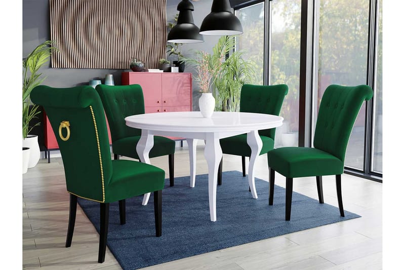 Ruokailuryhmä - Vihreä - Huonekalut - Pöytä & ruokailuryhmä - Ruokailuryhmä