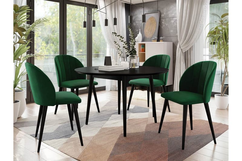 Ruokailuryhmä - Vihreä - Huonekalut - Pöytä & ruokailuryhmä - Ruokailuryhmä