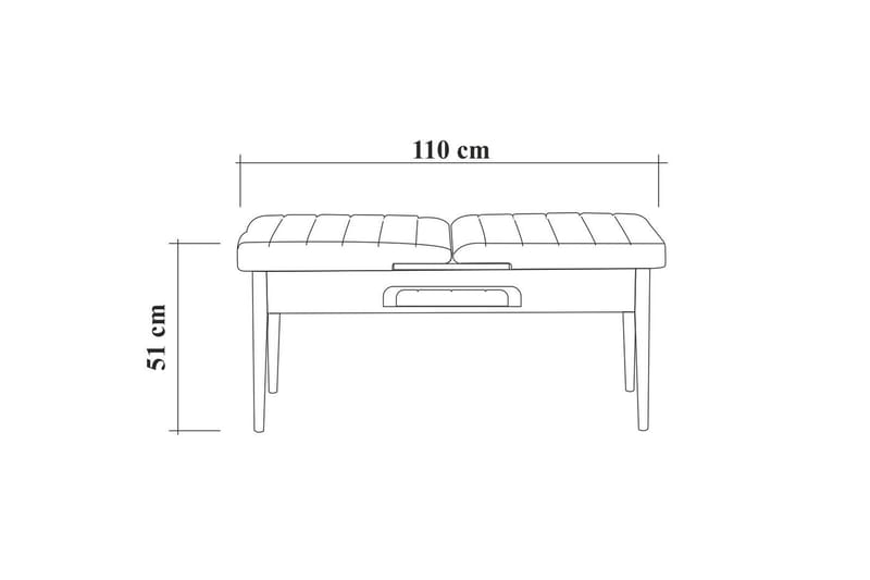 Ruokailuryhmä Vinadi Jatkettava 129 cm - Valkoinen/Harmaa - Ruokailuryhmä