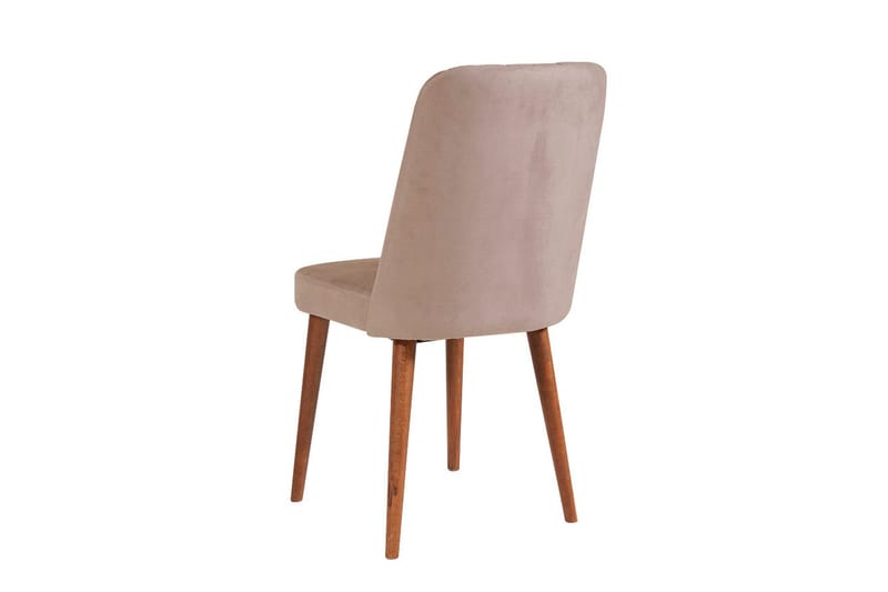 Ruokailuryhmä Vinadi Jatkettava 129 cm - Valkoinen/Tummanruskea - Huonekalut - Pöytä & ruokailuryhmä - Ruokailuryhmä