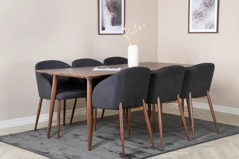 Ruokailuryhmä Yegua 180 cm 6 Labbetorp tuolia, undefined