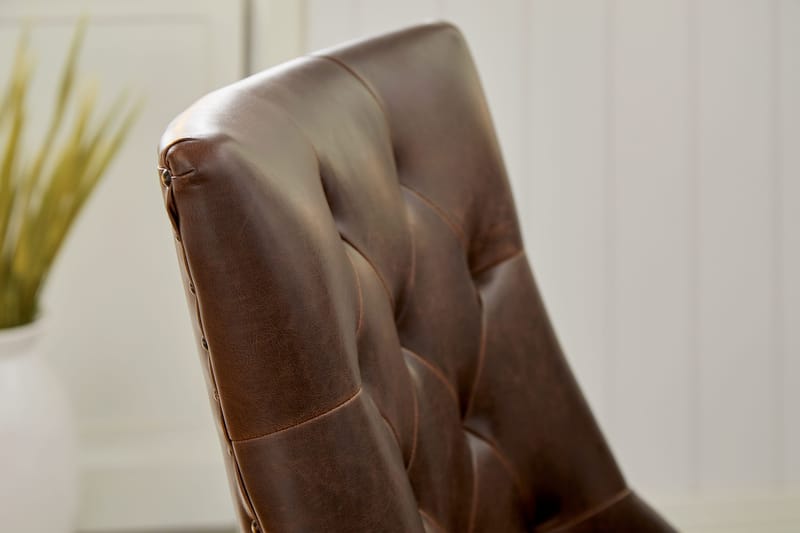 Ruokailuryhmä Yorkshire 120 cm Pyöreä 4 Hermione tuolia - Puu/Valkoinen/Musta PU - Huonekalut - Pöytä & ruokailuryhmä - Ruokailuryhmä