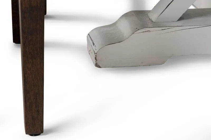 Ruokailuryhmä Yorkshire 150 cm Pyöreä 6 Hermione tuolia - Vintage Luonnonväri/Valk/Ruske - Huonekalut - Pöytä & ruokailuryhmä - Ruokailuryhmä