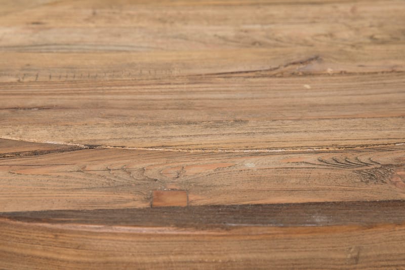 Ruokailuryhmä Yorkshire 150 cm Pyöreä 4 Hermione tuolia - Vintage Luonnonväri/Valk/Ruske - Huonekalut - Pöytä & ruokailuryhmä - Ruokailuryhmä