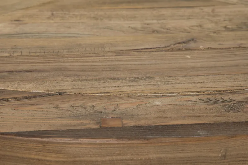 Ruokailuryhmä Yorkshire 150 cm Pyöreä 6 Ophelia tuolia - Vintage Luonnonväri/Valk/Beige - Huonekalut - Pöytä & ruokailuryhmä - Ruokailuryhmä