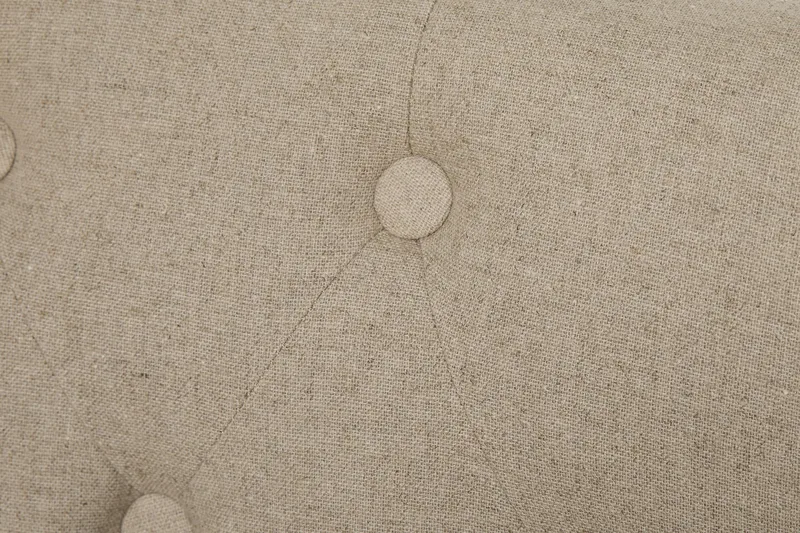 Ruokailuryhmä Yorkshire 150 cm Pyöreä 6 Ophelia tuolia - Vintage Luonnonväri/Valk/Beige - Huonekalut - Pöytä & ruokailuryhmä - Ruokailuryhmä