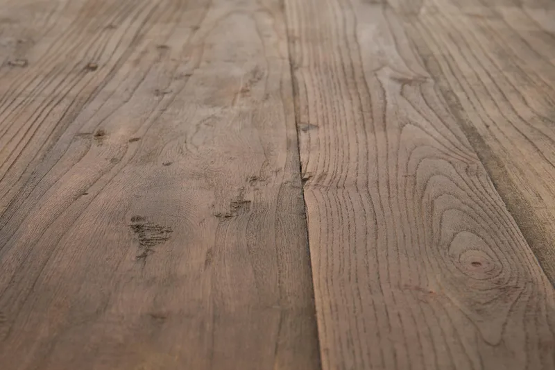 Ruokailuryhmä Yorkshire 200 cm Jatkettava 6 Hermione tuolia - Luonnonväri/Musta - Huonekalut - Pöytä & ruokailuryhmä - Ruokailuryhmä