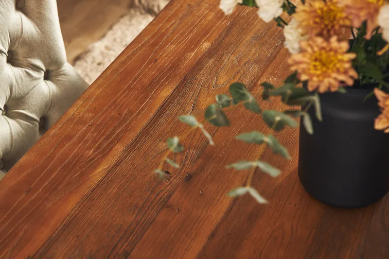 Ruokailuryhmä Yorkshire 200 cm Jatkettava 6 Lossmen tuolia - Ruskea / Valkoinen - Huonekalut - Pöytä & ruokailuryhmä - Ruokailuryhmä