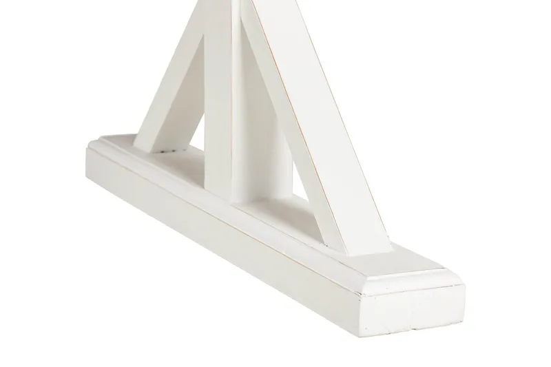 Ruokailuryhmä Yorkshire 200 cm Jatkettava 6 Lossmen tuolia - Ruskea / Valkoinen - Huonekalut - Pöytä & ruokailuryhmä - Ruokailuryhmä