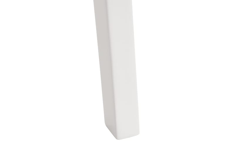 Ruokailuryhmä Piatra 120 cm sis. 4 Taplow Tuolia - Valkoinen - Huonekalut - Pöytä & ruokailuryhmä - Ruokailuryhmä