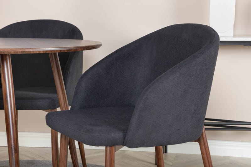 Ruokailuryhmä Pyöreä Pinilla 100 cm 4 Labbetorp ruokatuolia - Huonekalut - Pöytä & ruokailuryhmä - Ruokailuryhmä