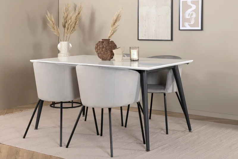 Ruokapöytä Jimmy 4 kpl Berit Ruokatuolia, undefined