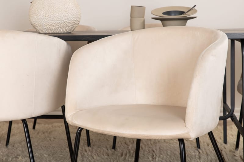 Ruokapöytä Uno 6 kpl Berit Ruokatuolia - Huonekalut - Pöytä & ruokailuryhmä - Ruokailuryhmä