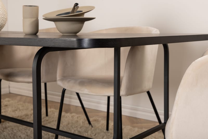 Ruokapöytä Uno 6 kpl Berit Ruokatuolia - Huonekalut - Pöytä & ruokailuryhmä - Ruokailuryhmä