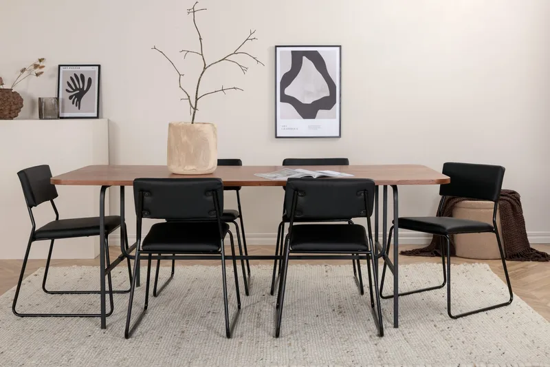 Ruokapöytä Uno 6 kpl Kenth Ruokatuolia, undefined