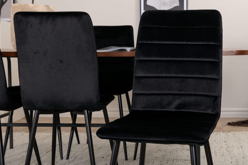 Ruokapöytä Uno 6 kpl Windu Lyx Ruokatuolia - Huonekalut - Pöytä & ruokailuryhmä - Ruokailuryhmä