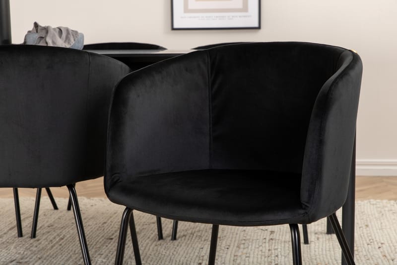 Ruokapöytä Pelle 6 kpl Berit Ruokatuolia - Huonekalut - Pöytä & ruokailuryhmä - Ruokailuryhmä