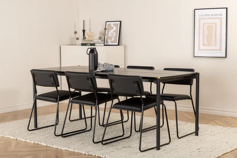 Ruokapöytä Pelle 6 kpl Kenth Ruokatuolia, undefined