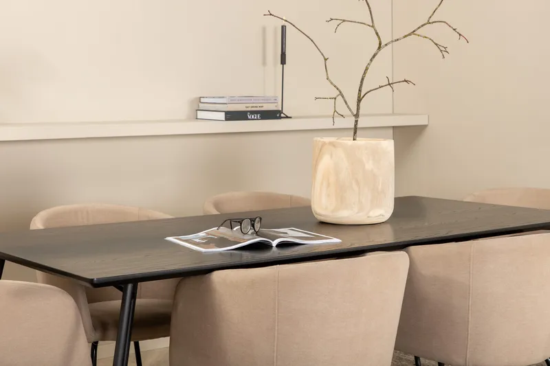 Ruokapöytä Pippi 6 kpl Berit Ruokatuolia - Huonekalut - Pöytä & ruokailuryhmä - Ruokailuryhmä