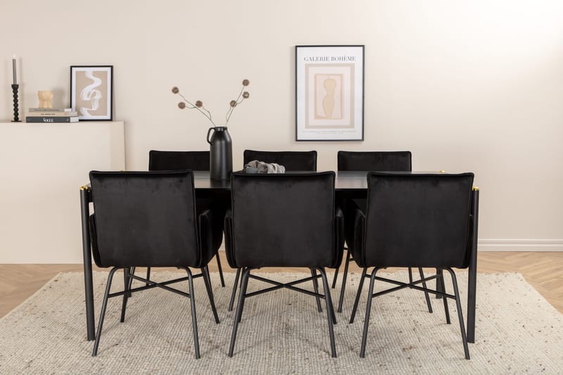 Ruokapöytä Pelle 6 kpl Pippi Ruokatuolia, undefined