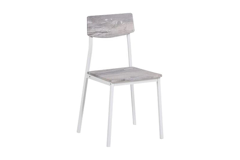 Ruokaryhmä Almont 110 cm 4 tuolia - Harmaa/Valkoinen - Huonekalut - Pöytä & ruokailuryhmä - Ruokailuryhmä