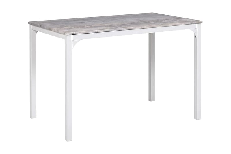 Ruokaryhmä Almont 110 cm 4 tuolia - Harmaa/Valkoinen - Huonekalut - Pöytä & ruokailuryhmä - Ruokailuryhmä