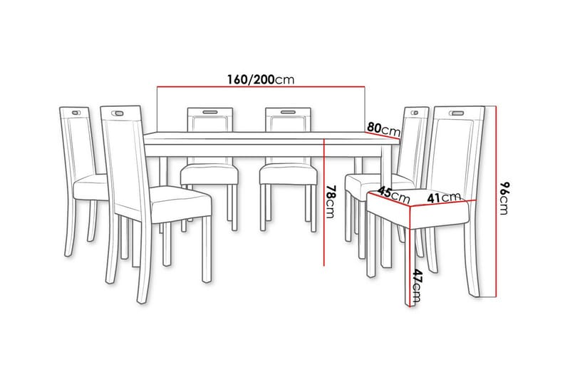 Ruokaryhmä Patrickswell - Huonekalut - Pöytä & ruokailuryhmä - Ruokailuryhmä