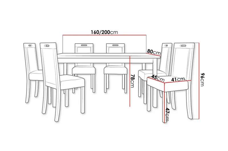 Ruokaryhmä Patrickswell - Huonekalut - Pöytä & ruokailuryhmä - Ruokailuryhmä